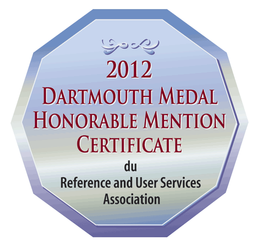 2012 Dartmouth Medal