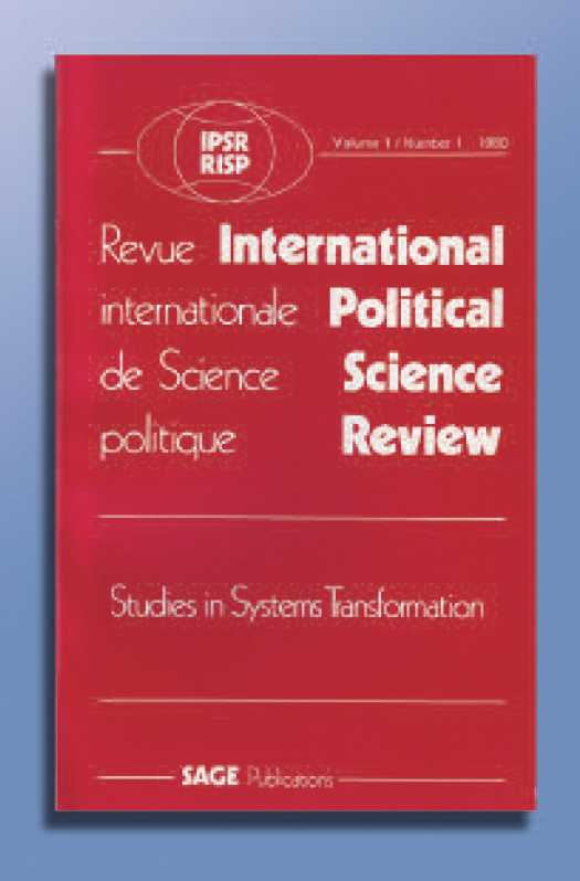 Volume 1, no. 1 of International Political Science Review – 1980