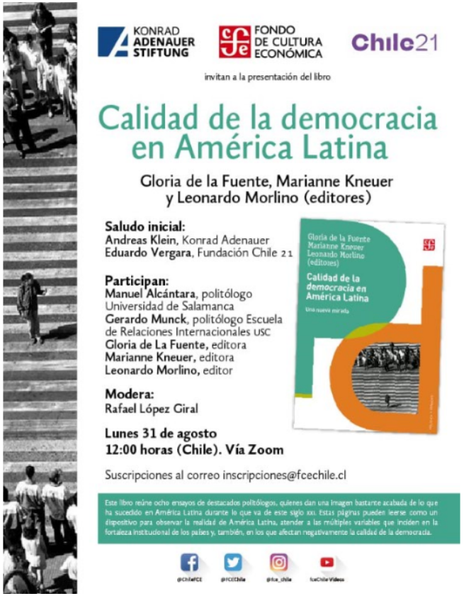Online Book Launch: Calidad de la democracia en América Latina | IPSA