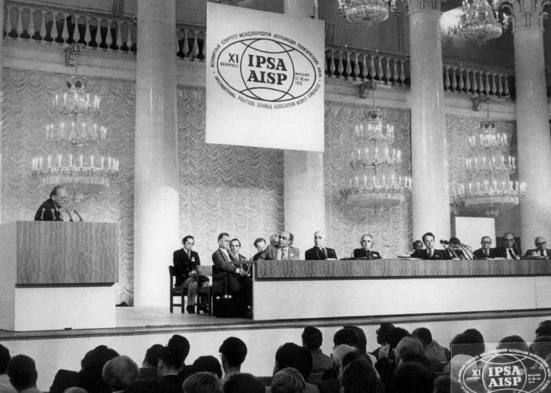 Cérémonie d’ouverture du Xe Congrès mondial de l’AISP à Moscou, 1979