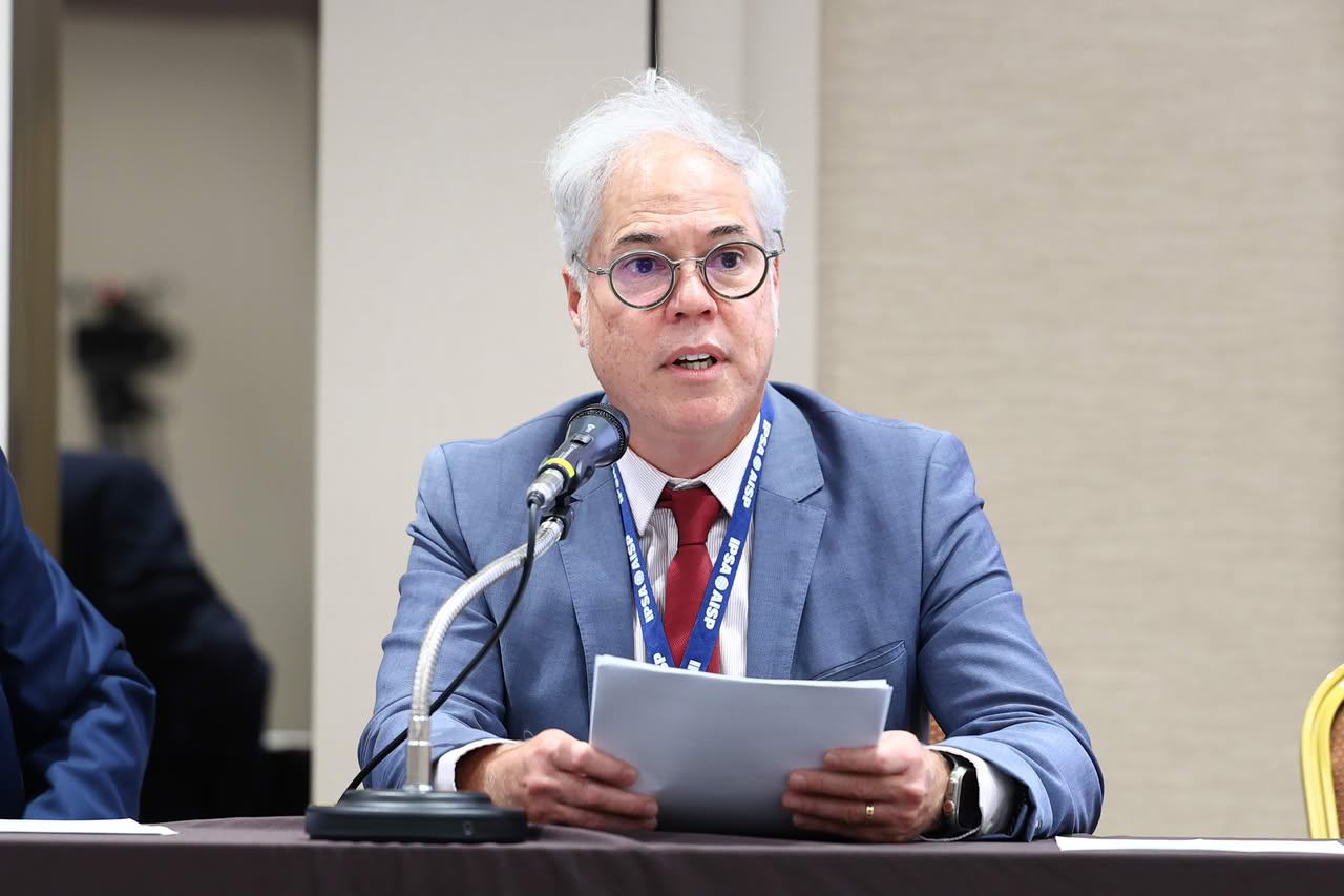 The 2025 IPSA Guillermo O’Donnell Award recipient Carlos Pereira.
